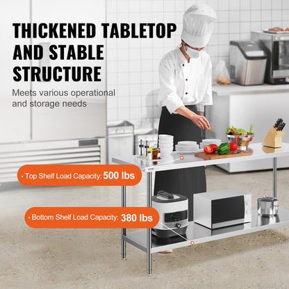 VEVOR Commercial Worktables - Select Your Configuration - CFBXGGZTLCWJFVL3YV0 - view 3