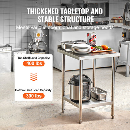 VEVOR Commercial Worktables - Select Your Configuration - CFBXGGZTLCWJV13MBV0 - view 3