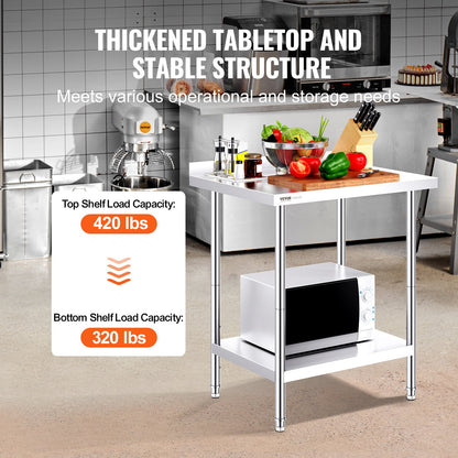 VEVOR Commercial Worktables - Select Your Configuration - CFBXGGZTLCWJVFQYLV0 - view 3