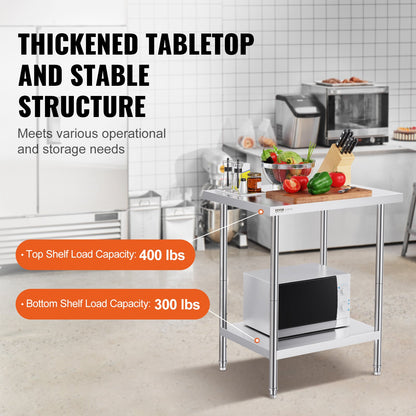 VEVOR Commercial Worktables - Select Your Configuration - CFBXGGZTLCWJX36QKV0 - view 3