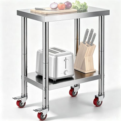 VEVOR Commercial Worktables - Select Your Configuration - CFGZT24X18X34YC01V0 - view 1