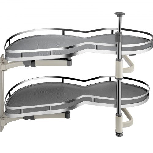 VEVOR Swing Left Blind Corner Cabinet Pull Out for 36 inch Cabinet, 2 Tier Swing Tray Blind Kitchen Cabinet, Soft Close Cloud Blind Organizer for Right Handed Open Blind Corner - CGLLSNGFDX36YCZB1V0 - view 1