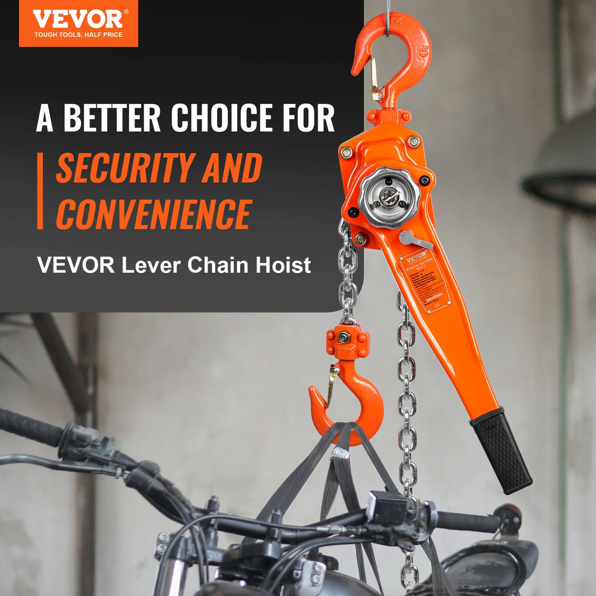 VEVOR Manual Lever Hoist - Select Your Configuration - CGSBH112T10FTYOZ9V0 - view 2