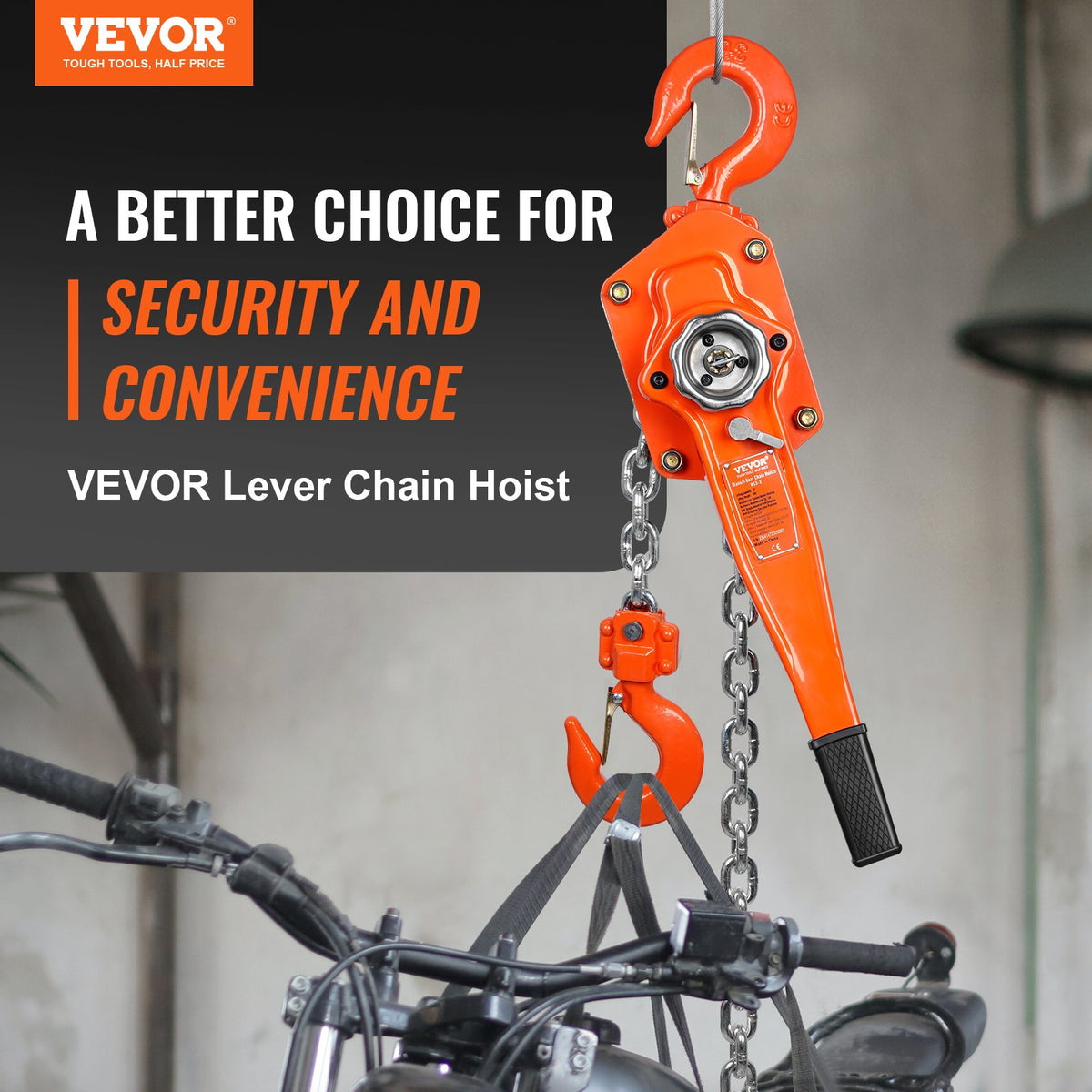 VEVOR Manual Lever Hoist - Select Your Configuration - CGSBHLH3T20FT1N2RV0 - view 2