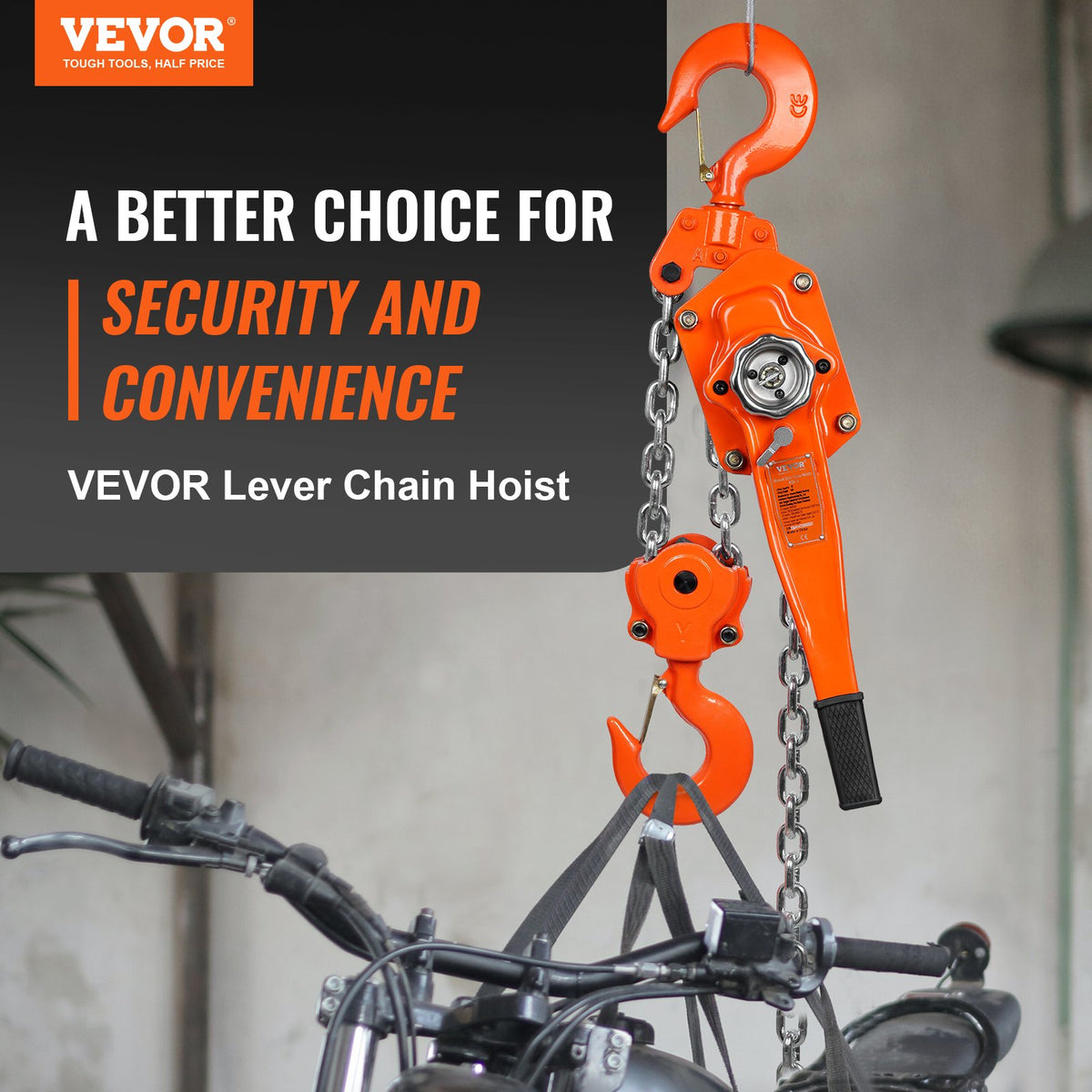 VEVOR Manual Lever Hoist - Select Your Configuration - CGSBHLH6T20FTG596V0 - view 2