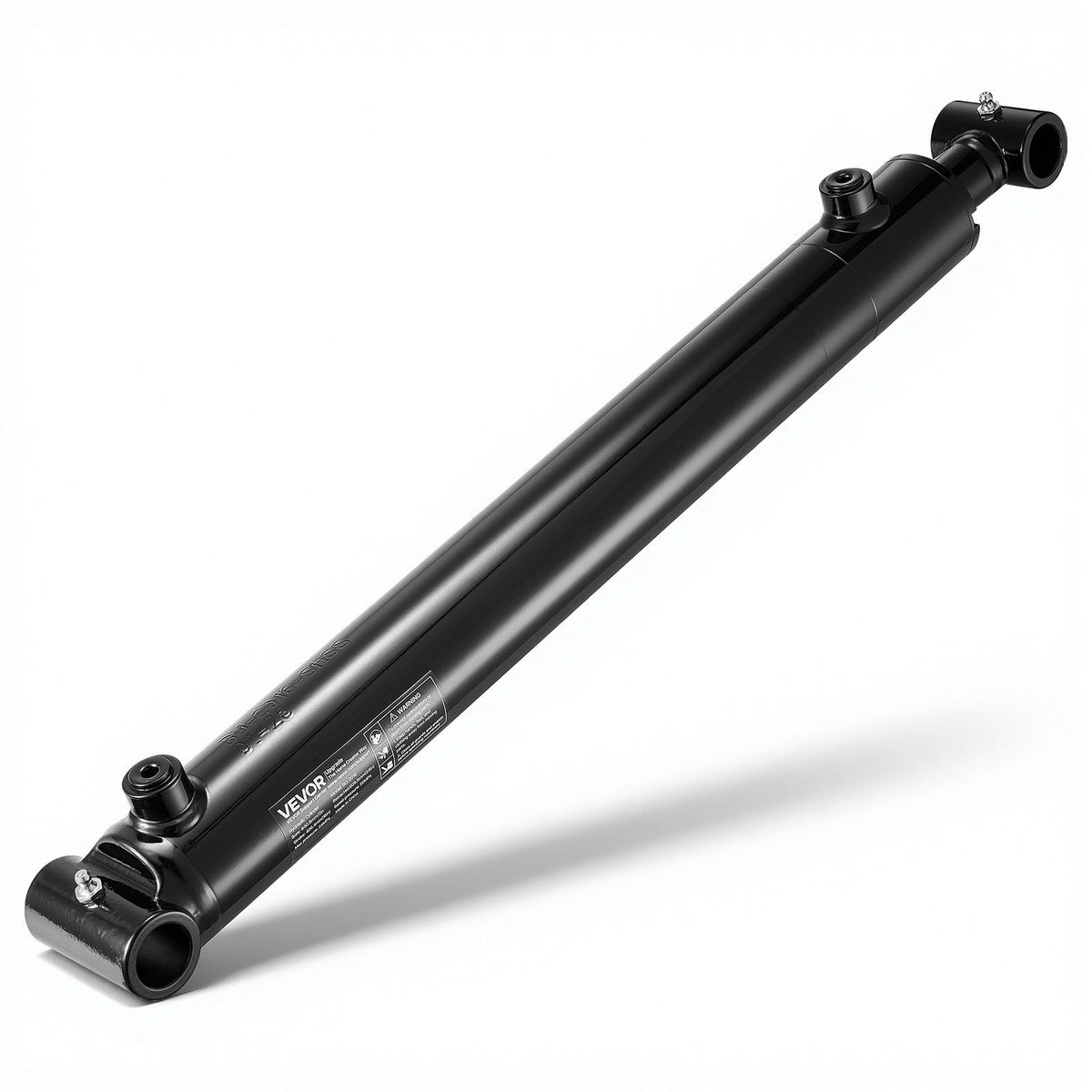 VEVOR Double Acting Hydraulic Cylinder, 2" Bore x 16" Stroke, Max 3500PSI Hydraulic Cylinder, Heavy-Duty Welded Cross Tube Cylinders with 1" Pin Hole & SAE #6 Port for Agricultural Machinery, Tractors - CGSZYYYG2INCIIVKU001V0 - view 1