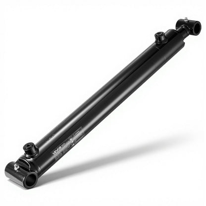 VEVOR Double Acting Hydraulic Cylinder, 2" Bore x 16" Stroke, Max 3500PSI Hydraulic Cylinder, Heavy-Duty Welded Cross Tube Cylinders with 1" Pin Hole & SAE #6 Port for Agricultural Machinery, Tractors - CGSZYYYG2INCIIVKU001V0 - view 1