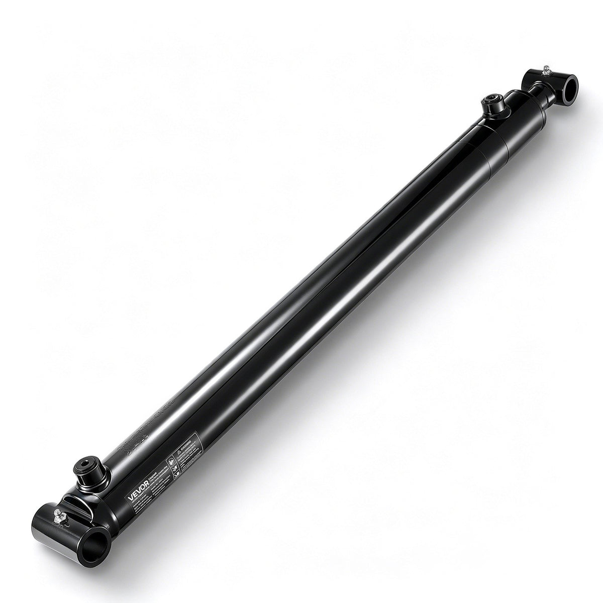 VEVOR Double Acting Hydraulic Cylinder, 2" Bore x 24" Stroke, Max 3500PSI Hydraulic Cylinder, Heavy-Duty Welded Cross Tube Cylinders with 1" Pin Hole & SAE #6 Port for Agricultural Machinery, Tractors - CGSZYYYG2INCOV2AN001V0 - view 1