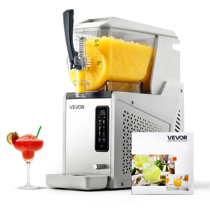 VEVOR Slushie Machine, 3L/100oz No Ice Needed Slushy Machine for Home, Frozen Drink Maker with Single Tank, Margarita Machine with Self-Cleaning, for Frozen Margaritas, Frappés, Milkshake & More - CGXXRJ25X13LRYFFU001V1 - view 1