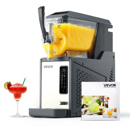 VEVOR Slushie Machine, 4L/135oz No Ice Needed Slushy Machine for Home, Frozen Drink Maker with Single Tank, Margarita Machine with Self-Cleaning, for Frozen Margaritas, Frappés, Milkshake & More - CGXXRJ25X14LO716M001V1 - view 2