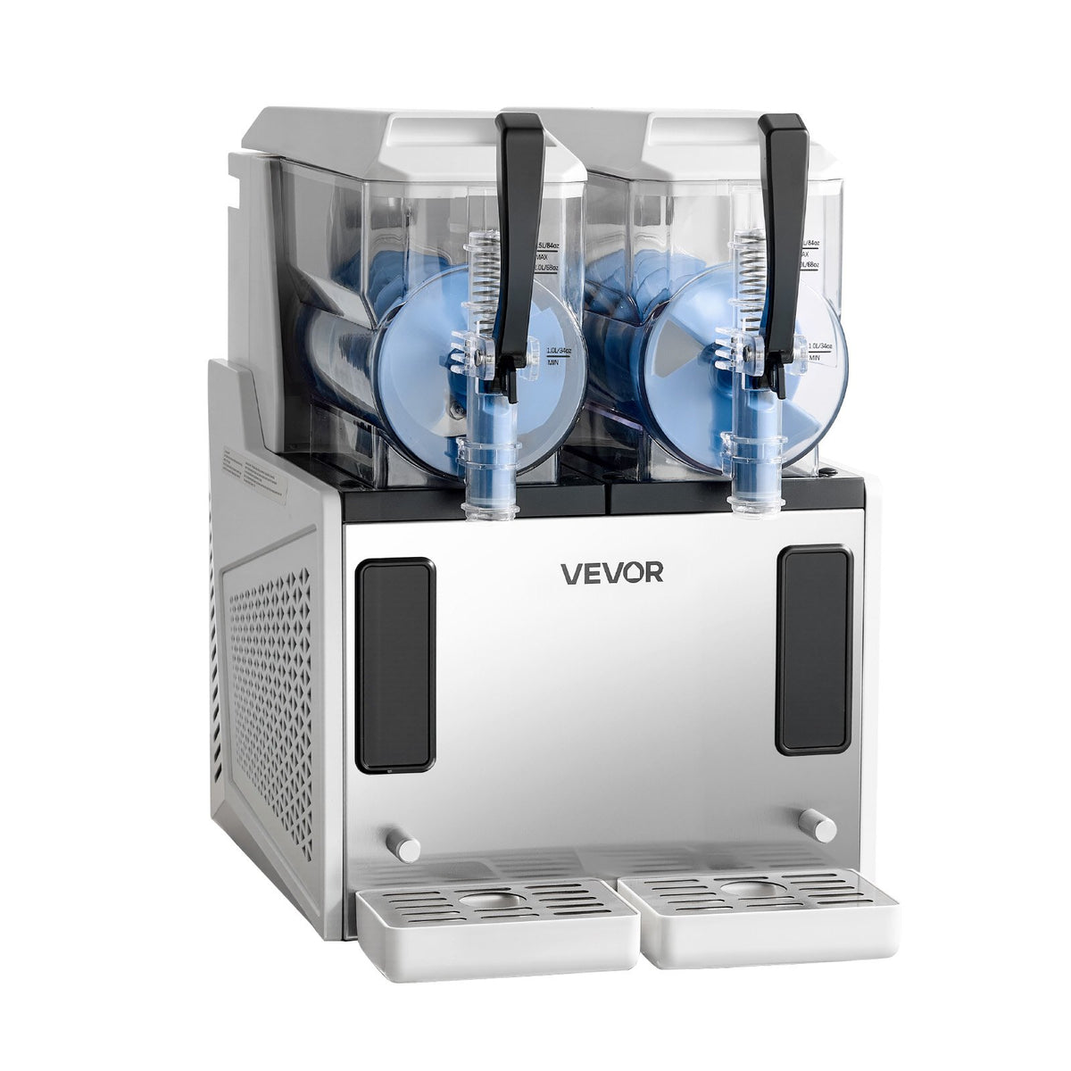 VEVOR Slushie Machine, 3L/100oz x 2 Tank Slushy Machine for Home, No Ice Needed Frozen Drink Maker, Margarita Maker with Self-Cleaning, for Frozen Margaritas, Frappés, Milkshake & More - CGXXRJ25X23LBBJ9F001V1 - view 10