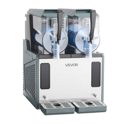 VEVOR Slushie Machine, 4L/135oz x 2 Tank Slushy Machine for Home, No Ice Needed Frozen Drink Maker, Margarita Maker with Self-Cleaning, for Frozen Margaritas, Frappés, Milkshake & More - CGXXRJ25X24LT0XJF001V1 - view 10