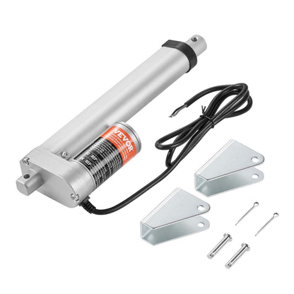 VEVOR Linear Actuator 12V, 6 Inch High Speed 0.55"/s Linear Actuator, 220lbs/1000N Linear Motion Actuator with Mounting Bracket and IP54 Protection - CGXXZXQ6INCHMYUQYV9 - view 1