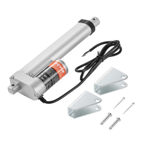 VEVOR Linear Actuator 12V, 6 Inch High Speed 0.55"/s Linear Actuator, 220lbs/1000N Linear Motion Actuator with Mounting Bracket and IP54 Protection - CGXXZXQ6INCHMYUQYV9 - view 2