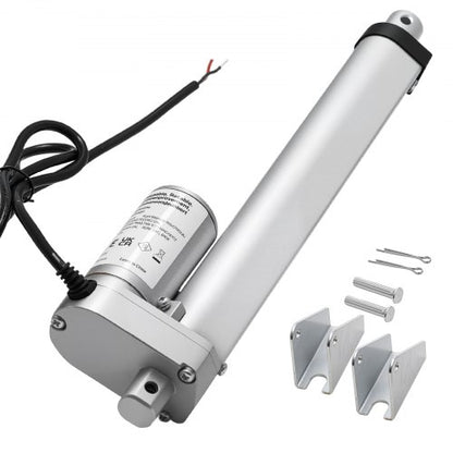 VEVOR 12V Linear Actuator, 8 Inch High Speed 0.6"/s Linear Motion Actuator, 225lbs/1000N with IP54 Protection & Mounting Bracket for Lift Desk, Recliner Chairs, Window Door Opener - CGXXZXQ8INCHM2C9A001V9 - view 2