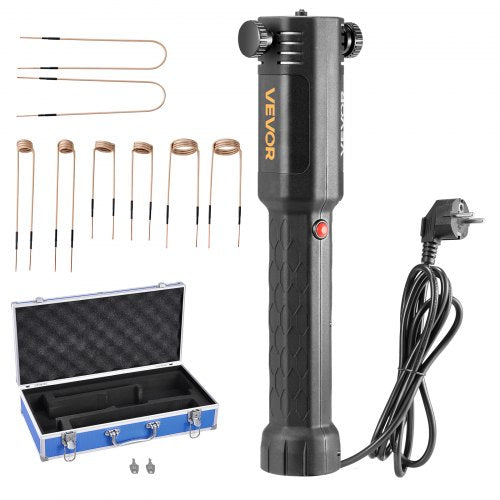VEVOR Induction Heater Bolt Removal, 1100W 110V Magnetic Induction Heater Kit, Handheld Nut Buster Tool for Rusty Screw Removing, Car Garage Repairing Tools with 8 Coil and Box - CGYJRQZJTJ10AGKME001V1 - view 2