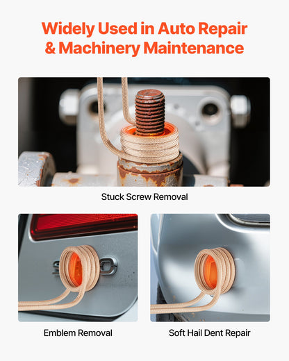 VEVOR Induction Heater Bolt Removal, 1100W 110V Magnetic Induction Heater Kit, Handheld Nut Buster Tool for Rusty Screw Removing, Car Garage Repairing Tools with 8 Coil and Box - CGYJRQZJTJ10AGKME001V1 - view 7