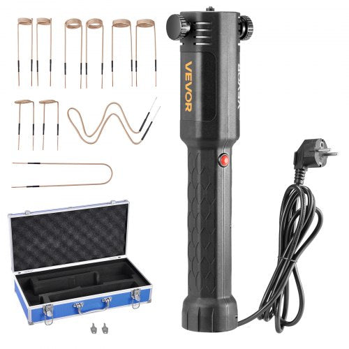 VEVOR Induction Heater Bolt Removal, 1100W 110V Magnetic Induction Heater Kit, Handheld Nut Buster Tool for Rusty Screw Removing, Car Garage Repairing Tools with 10 Coil and Box - CGYJRQZJTJ10CLRWN001V1 - view 2
