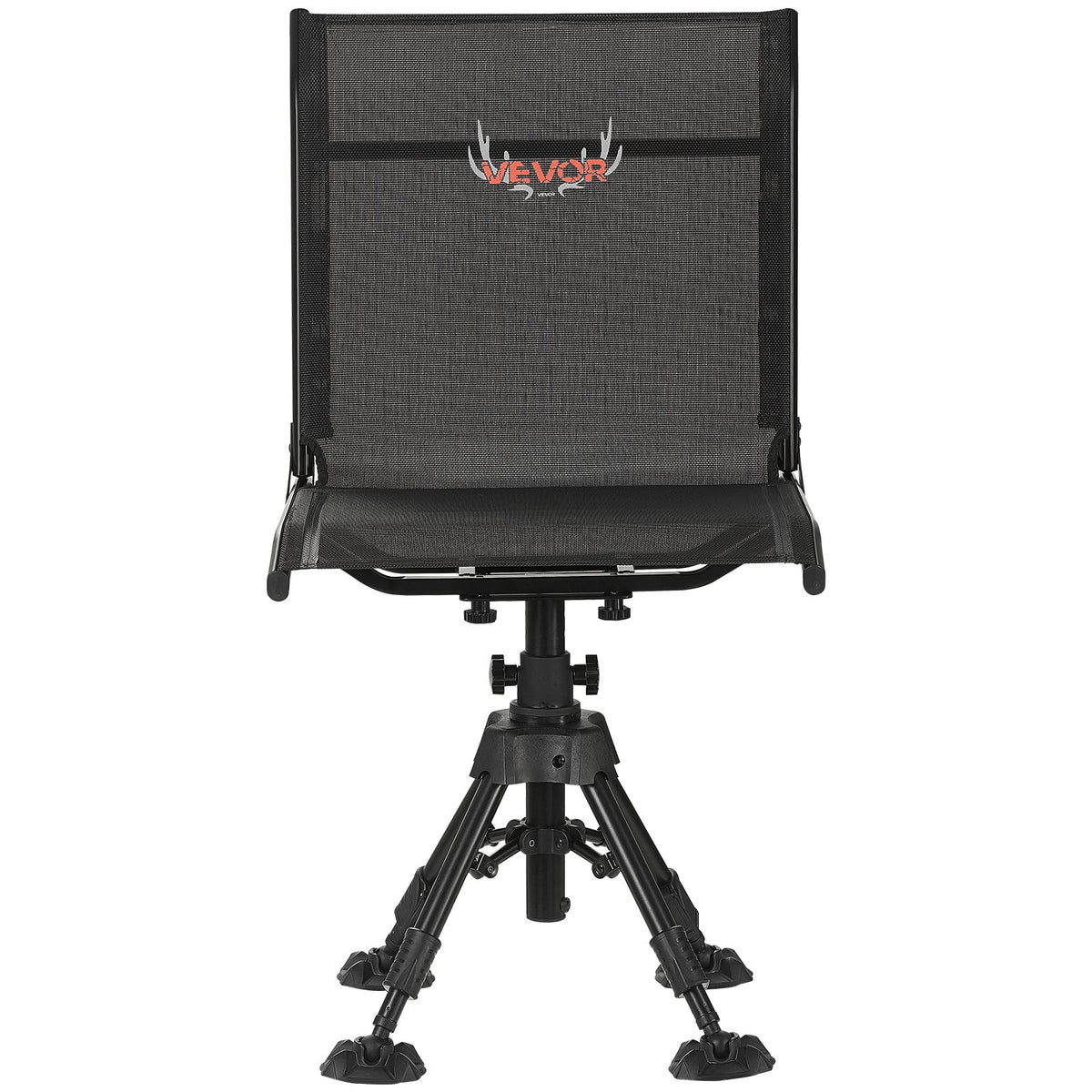 VEVOR Hunting Chair, 360° Silent Swivel, Foldable Portable Blind Chair, Heavy-Duty Steel Frame Ground Stool Seat with Anti-Sink Swivel Feet, Height Adjustable, 350 Lbs Capacity for Fishing Camping - CGZDKWFSTSLS1QCNY001V0 - view 10