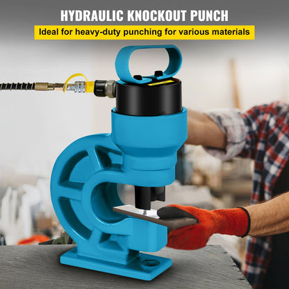 VEVOR CH-60 Hydraulic Hole Punching Tool 31T Hole Digger Force Puncher Smooth Hole Puncher for Iron Plate Copper Bar Aluminum Stainless Steel - CH-60SBFJDKJ00001V0 - view 2