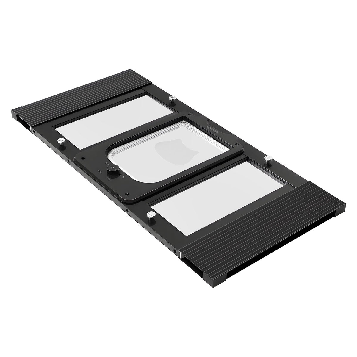 VEVOR Cat Door for Window, Adjustable to Fit Window Width 27"-32", 4 Secure Lock Modes, Aluminum Frame and High-Transparency Glass, Magnetic Closure, Weatherproof Quick-Fit Pet Door for Cats, Black - CHMMZYSSK273KNOC6001V0 - view 10
