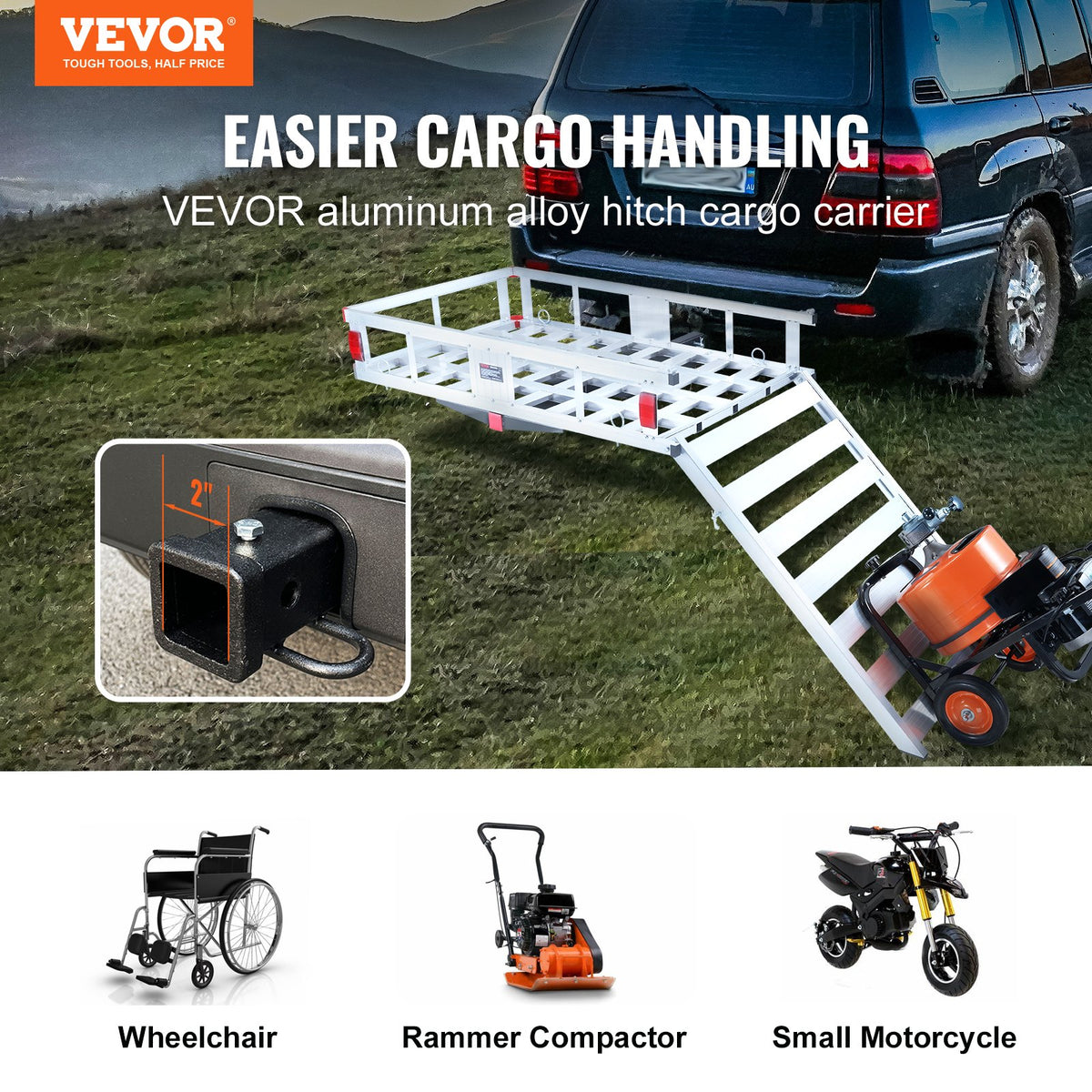 VEVOR Hitch Cargo Carriers - Select Your Configuration - CHXLK47286500HPGUV0 - view 2