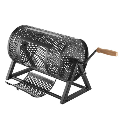 VEVOR Raffle Ticket Spinner, 11.6" x 6.6" Holds 2500 Tickets or 100 Ping Pong Balls, Raffle Drum Lottery Spinning Cage with Reinforced Handle, Stable Triangular Stand, for Events and Gatherings, Black - CJG12YCJSDZJNWU4Q002V0 - view 10