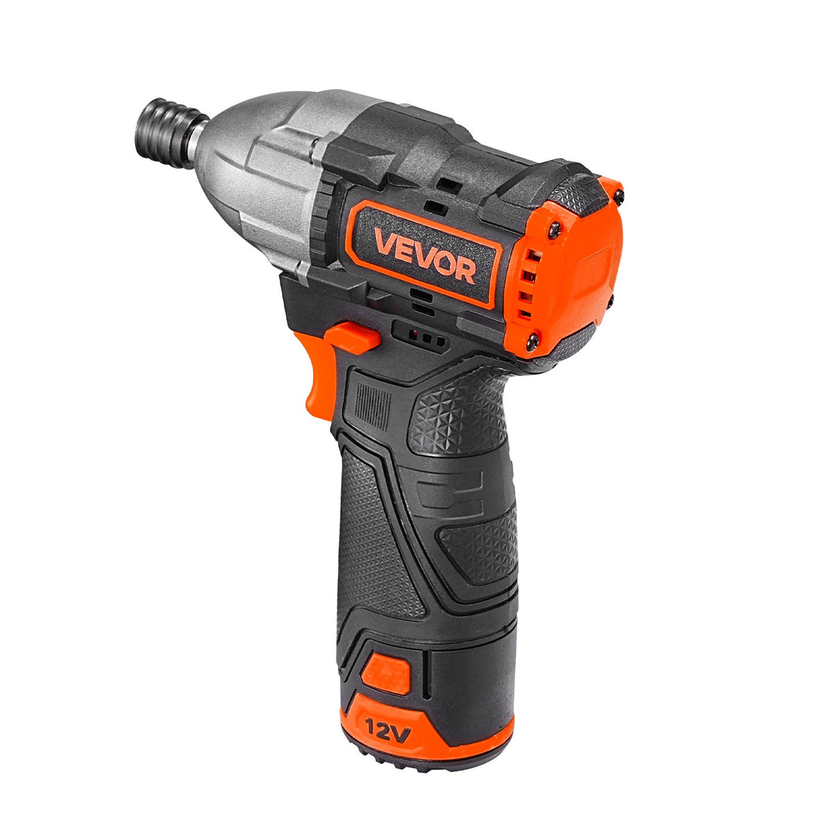VEVOR Impact Driver, 1/4 Inch, 3000 RPM Max Speed, 12 V Brushless Motor, Electric Cordless Impact Driver Kit with Battery and Charger, 20 Bits, LED Work Light, for Furniture, Electrical, Home Repairs - CJQZ12V120NMIKE45001V1 - view 10