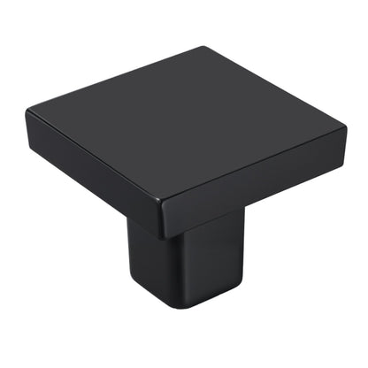 VEVOR Cabinet Knobs, 10 Pack, 1.18 Inch Black Zinc Alloy Drawer Pulls & Door Handles, Square Kitchen Solid Knobs Dresser Handles, Cupboard Hardware with Screws for Bathroom Closet Cabinets Drawers - CJXNFX10PCS031H9B001V0 - view 10