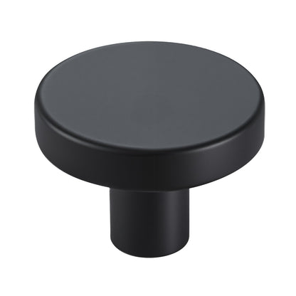 VEVOR Cabinet Knobs, 10 Pack, 1.26 Inch Black Zinc Alloy Drawer Pulls & Door Handles, Mushroom Kitchen Solid Knobs Dresser Handles, Cupboard Hardware with Screws for Bathroom Closet Cabinets Drawers - CJXNJDMGT10PE6O7J001V0 - view 10