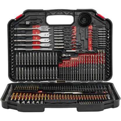 VEVOR Drill Bit Set, 246 Pieces Drill and Driver Bit Set, Screwdriver Bit Set Suitable for Wood Metal Cement Drilling and Screw Driving, Drill Bit Sets Combo Kit Assorted in Organized Carrying Case - CJZHQZTZ246PK9I75V0 - view 10
