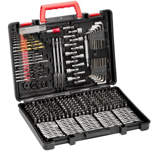VEVOR Drill Bit Set, 318 Pieces Drill and Driver Bit Set, Screwdriver Bit Set Suitable for Wood Metal Cement Drilling and Screw Driving, Drill Bit Sets Combo Kit Assorted in Organized Carrying Case - CJZHQZTZ300PEZ4SBV0 - view 2
