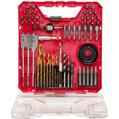 VEVOR Drill Bit Set, 70 Pieces Drill and Driver Bit Set, Screwdriver Bit Set Suitable for Wood Metal Cement Drilling and Screw Driving, Drill Bit Sets Combo Kit Assorted in Organized Carrying Case - CJZHQZTZ63PC9M2FJV0 - view 10