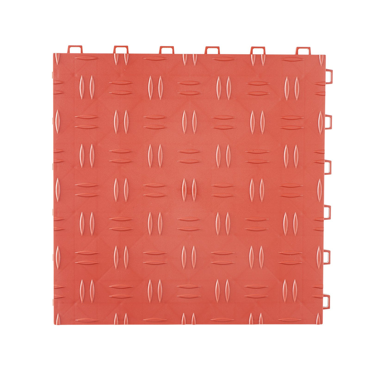 VEVOR Garage Tiles Interlocking, 12 x 12 x 0.53 inch 25 Pack Garage Floor Covering Tiles, Non-Slip Double-Sided Texture Garage Flooring Tiles, for Garages, Basements, Repair Shops, Red - CKDDHSJ251212BWPIV0 - view 10