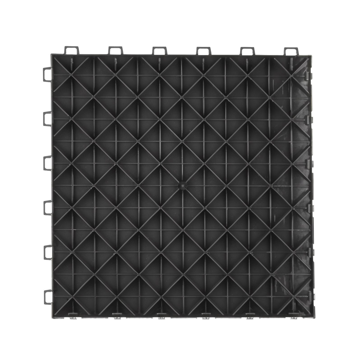 VEVOR Garage Tiles Interlocking, 12 x 12 x 0.53 inch 50 Pack Garage Floor Covering Tiles, Non-Slip Double-Sided Texture Garage Flooring Tiles, for Garages, Basements, Repair Shops, Black - CKDDHSJ501212XQF0V0 - view 10