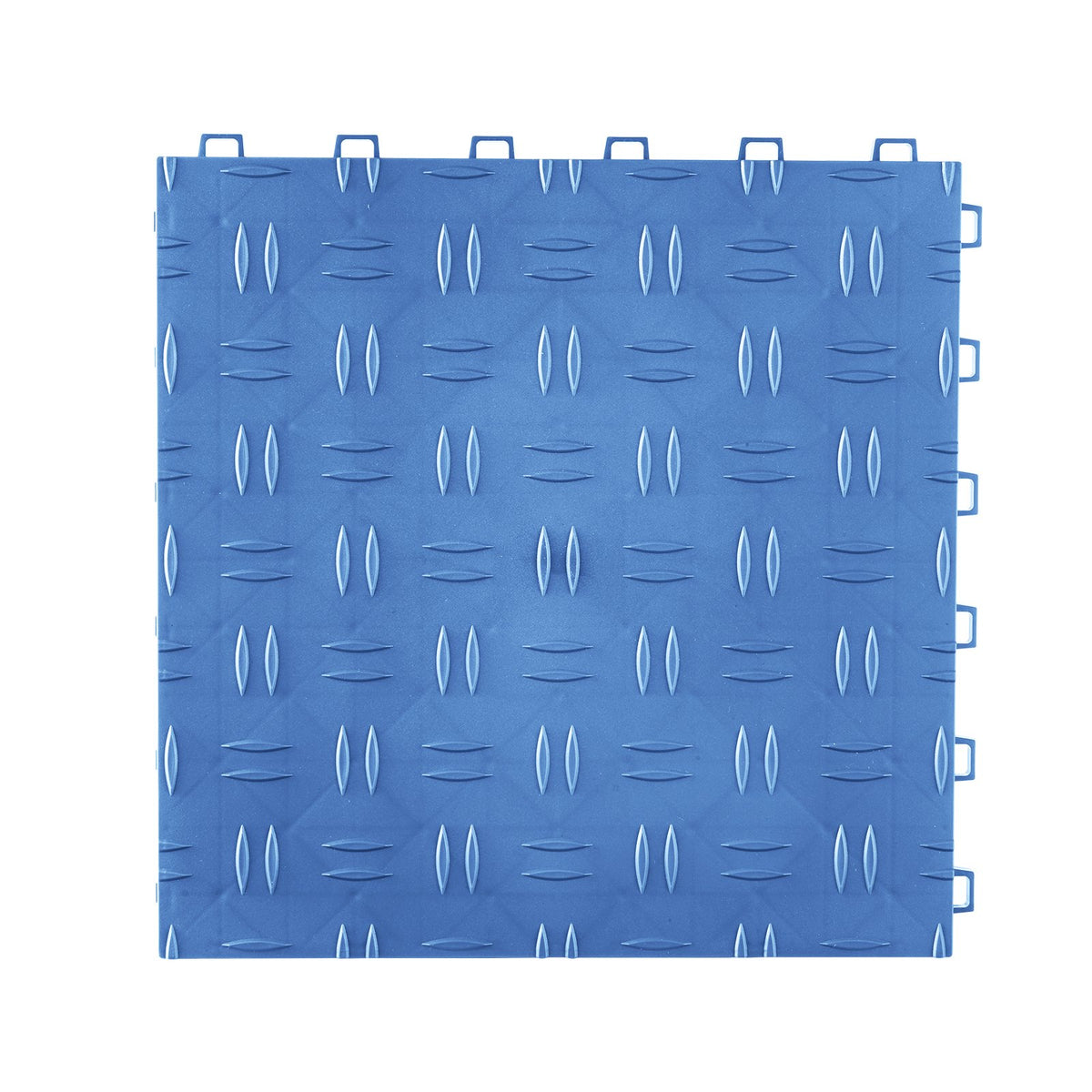 VEVOR Garage Tiles Interlocking, 12 x 12 x 0.53 inch 50 Pack Garage Floor Covering Tiles, Non-Slip Double-Sided Texture Garage Flooring Tiles, for Garages, Basements, Repair Shops, Blue - CKDDLSJ501212K34WV0 - view 10