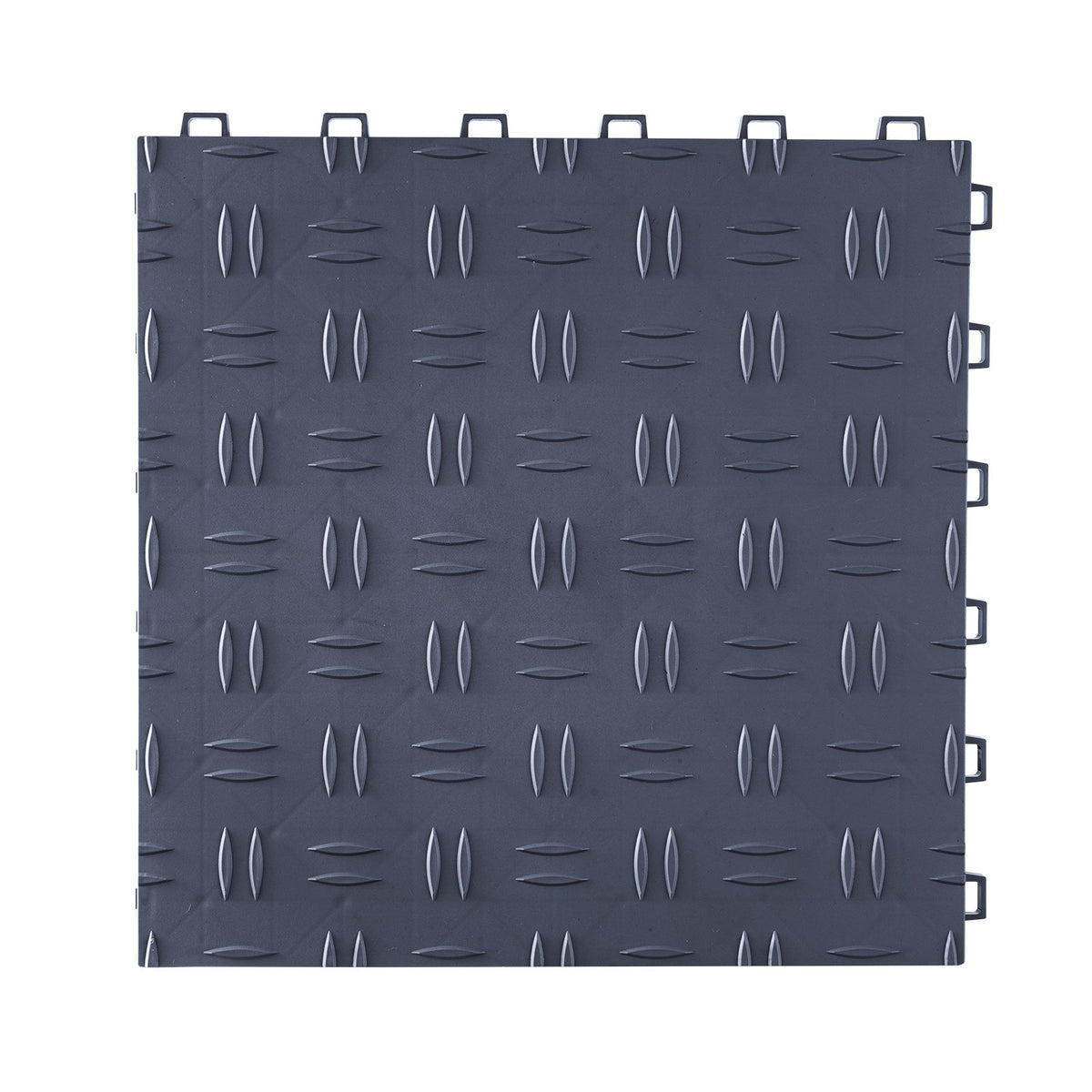 VEVOR Garage Tiles Interlocking, 12 x 12 x 0.53 inch 25 Pack Garage Floor Covering Tiles, Non-Slip Double-Sided Texture Garage Flooring Tiles, for Garages, Basements, Repair Shops, Graphite Gray - CKDDSMH251212F3N8V0 - view 10
