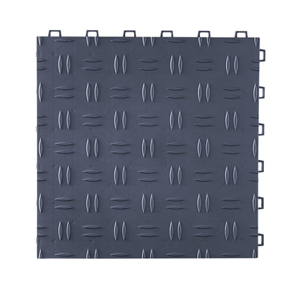 VEVOR Garage Tiles Interlocking, 12 x 12 x 0.53 inch 25 Pack Garage Floor Covering Tiles, Non-Slip Double-Sided Texture Garage Flooring Tiles, for Garages, Basements, Repair Shops, Graphite Gray - CKDDSMH251212F3N8V0 - view 10