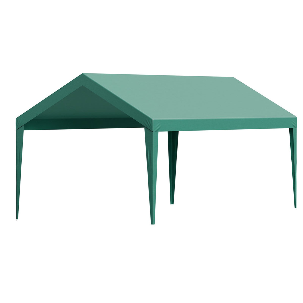 VEVOR Carport Replacement Canopy, 10 x 20 ft Potable Garage Tent Top Tarp, UV-Resistant & Waterproof Car Shelter Tarp, Heavy Duty Car Port Cover with Ball Buggees, Dark Green, Frame Not Included - CKPB10X20FTMSHGRL001V0 - view 10