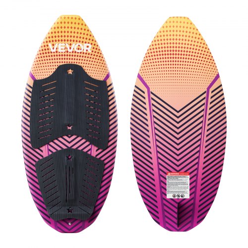 VEVOR 45-Inch Wakesurf Board, Wake Surfing Board with EPS Foam Core &  EVA Non-Slip Pad, UV-Resistant Wakesurfing Boards for Youth Up to 110 lbs - CLBWBWLB3FT9JTH3X001V0 - view 2