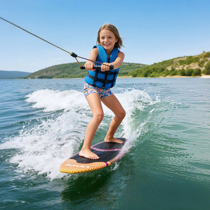 VEVOR 45-Inch Wakesurf Board, Wake Surfing Board with EPS Foam Core &  EVA Non-Slip Pad, UV-Resistant Wakesurfing Boards for Youth Up to 110 lbs - CLBWBWLB3FT9JTH3X001V0 - view 9