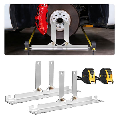 VEVOR Wheel Alignment Tool, 2 PCS Stainless Steel Heavy Duty Toe Alignment Plates with 2 Measuring Tapes, Accurate Automotive Wheel Tools for Home Use, Compatible with Cars, Trucks, SUVs, and Vehicle - CLDWJJBXG0BDUG9SD001V0 - view 1