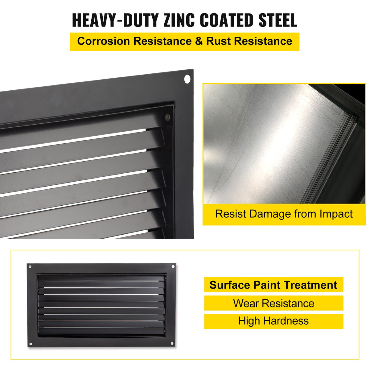 VEVOR Insulated Foundation Flood Vent - Select Your Configuration - CLH12×20ABSUVMWEWV0 - view 3