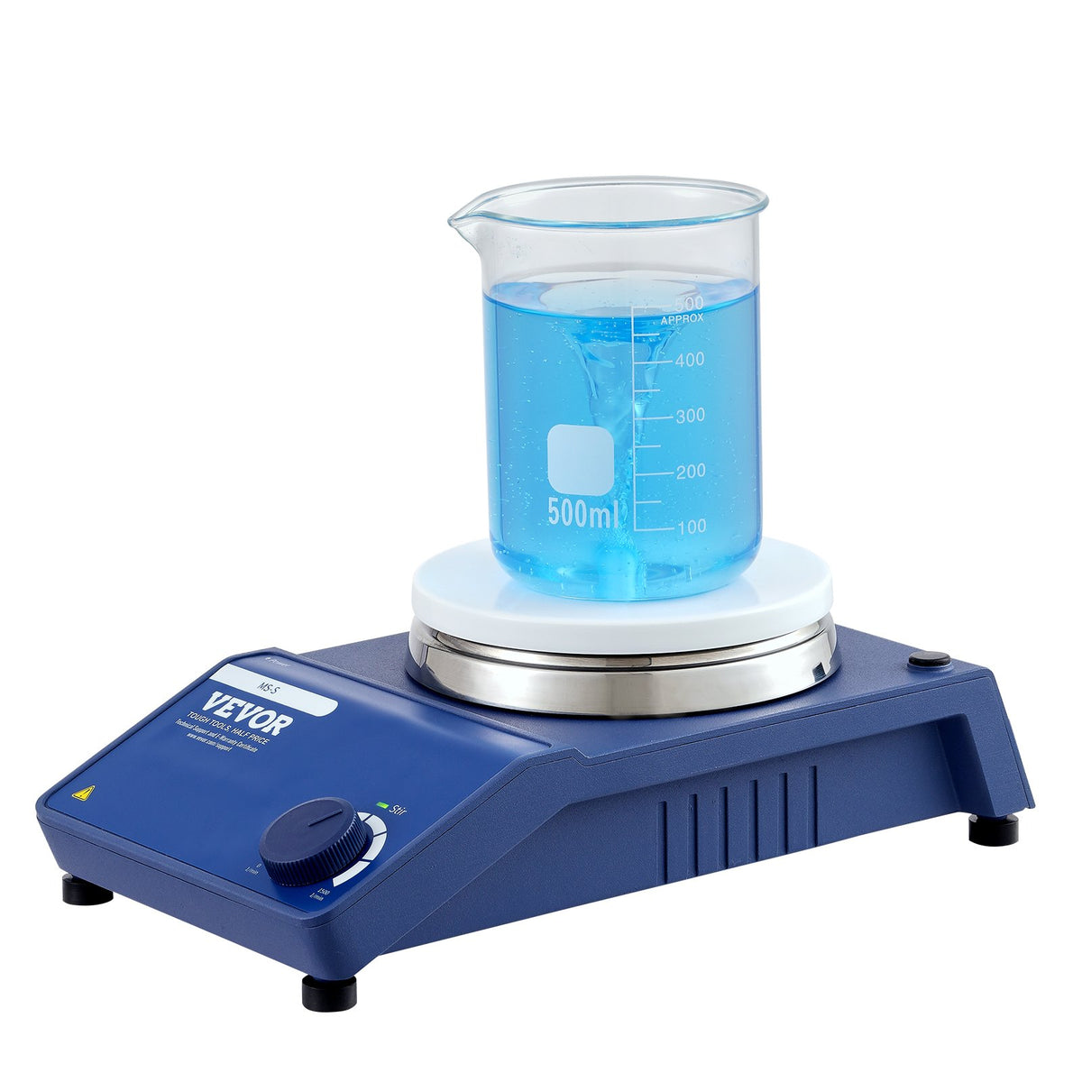 VEVOR Magnetic Stirrer, 0-1500 RPM Stir Plate with Adjustable Speed Knob, 20L Plate Stirrer Kit, Stir Bar Included - CLJBJ120LBJR0ICLWV1 - view 1