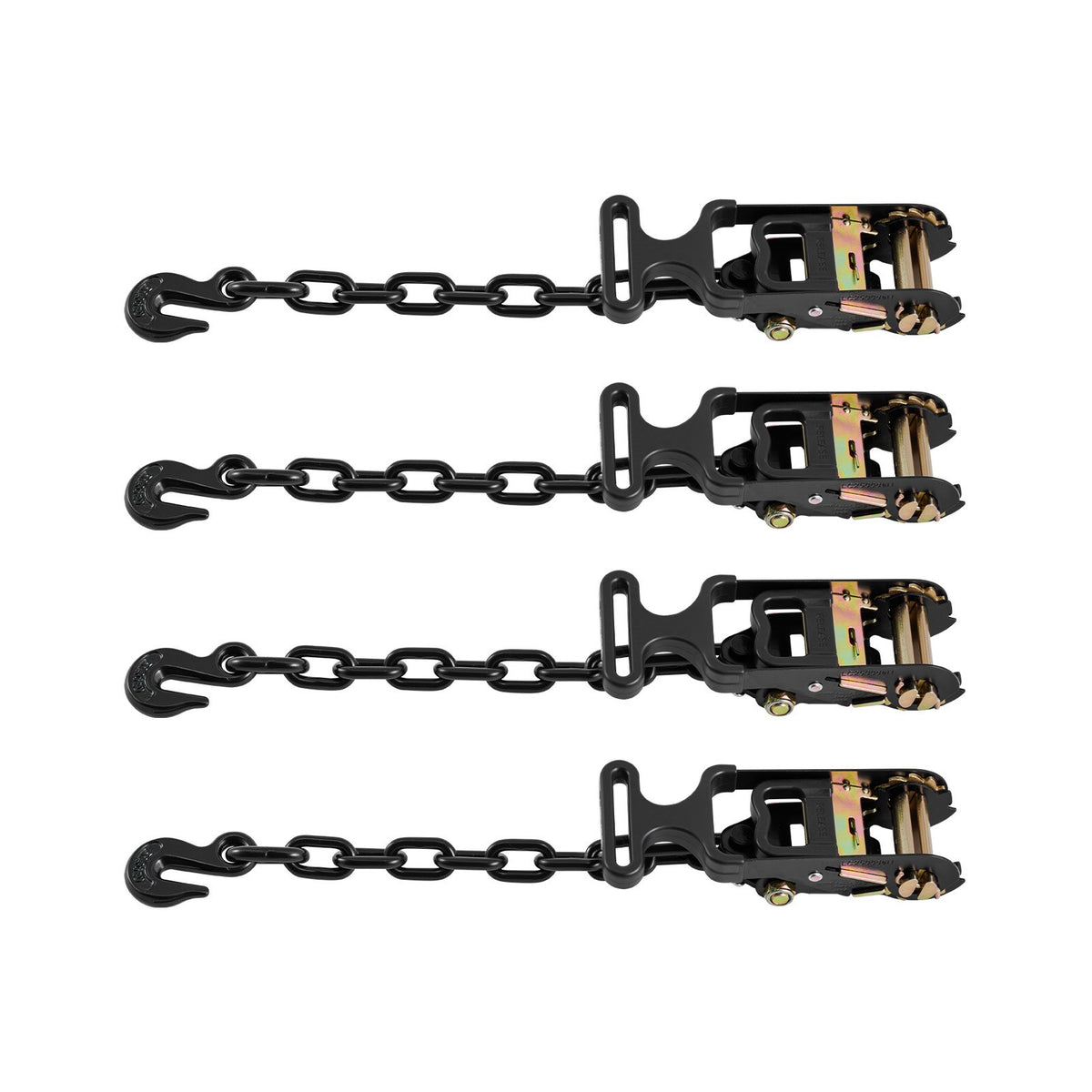 VEVOR Wheel Chock Tie-Down Kit, Tire-Style Tow Dolly Strap, Car Tie Down Kit with Heavy-Duty Hook, Break Strength 10009 lbs & Working Load 3333 lbs Motorcycle Tie-Down System for ATV, SUV, Trailer - CLJGTJ2LTXZXMFDY9001V0 - view 10