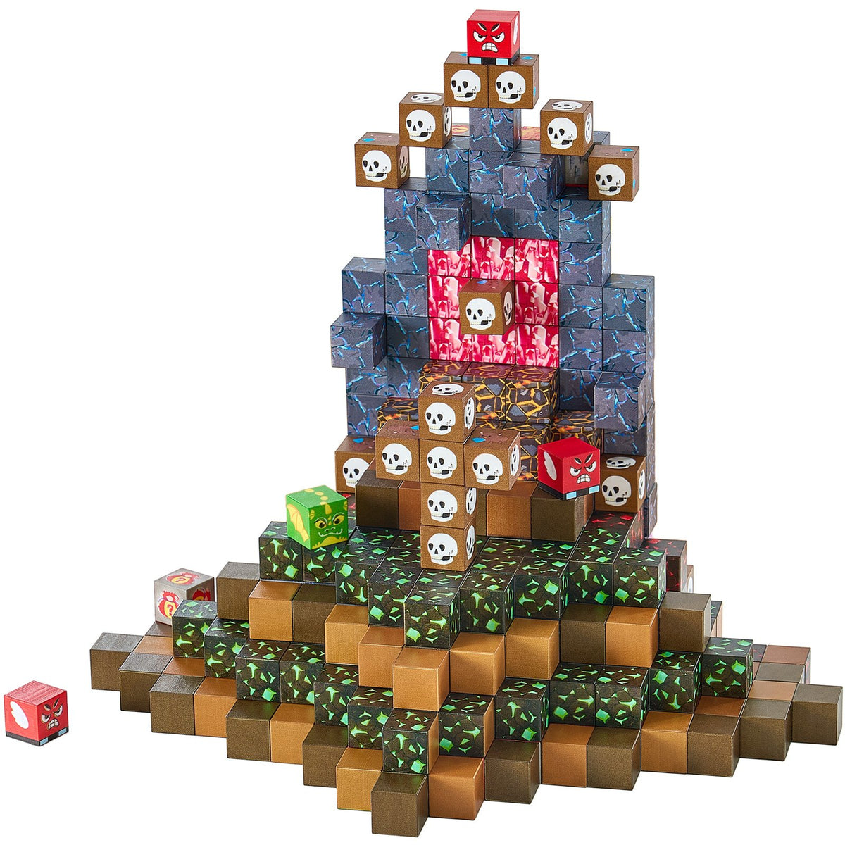 VEVOR Magnetic Blocks, 100 PCS Dark Castle Set, Magnetic Building Cubes for Kids, STEM Montessori Sensory Toys for Christmas Birthday Gift, Construction Stacking Toy for 3+ Years Old Boys & Girls - CLKGNBHACB106ISE6001V0 - view 10