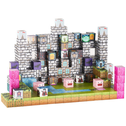 VEVOR Magnetic Blocks, 100 PCS Cemetery Zombies Set, Magnetic Building Cubes for Kids, STEM Montessori Sensory Toys for Christmas Birthday Gift, Construction Stacking Toy for 3+ Years Old Boys & Girls - CLKGNBMDJS10BURVH001V0 - view 10