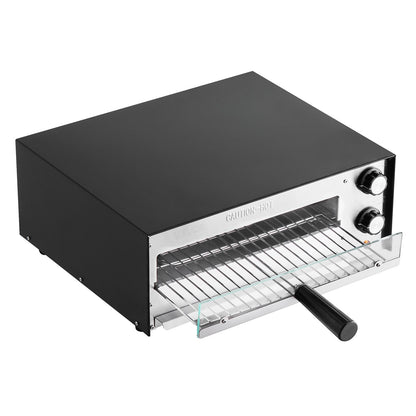 VEVOR Electric Pizza Oven, 12-inch Countertops Pizza Ovens, 572°F Max Temp, 1450W Indoor Pizzas Maker w/Timing & Temp Control, Pizza Cooker w/Dual Heat Tube, Crumb Tray, for Diner and Home Kitchen - CLMDRPSLDCSXPIGL5001V1 - view 10