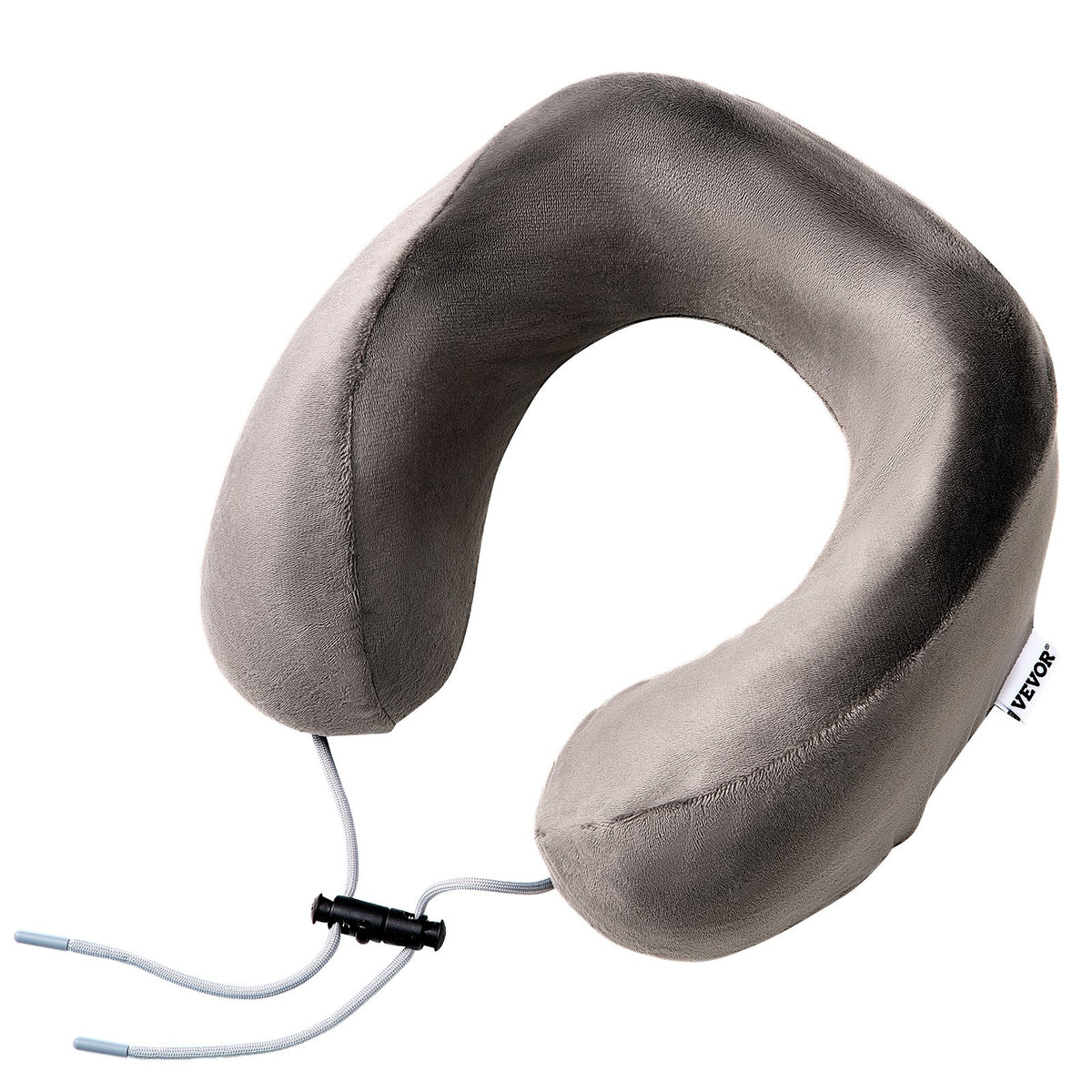 VEVOR Travel Pillow, Neck Pillow for Traveling, Upgraded Bamboo Charcoal Memory Foam Travel Neck Pillow with Eye Mask, Earplugs and Storage Bag, Suitable for Plane Car Home Recliner Use(Dark Gray) - CLTCSLXZJYHM8VYJ8V0 - view 9