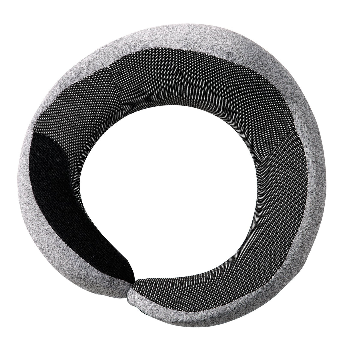 VEVOR Travel Pillow, Double-Layered 3D Support Neck Pillow for Traveling, 360° Flexible Rotation Upgraded Memory Foam Travel Neck Pillow with Eye Mask, Earplugs, Earplug Case, Storage Bag(Black-Gray) - CLTCSLXZJZXWE1GTAV0 - view 9